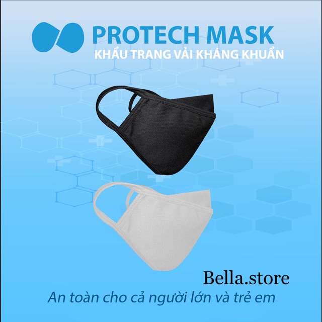 Khẩu trang vải kháng khuẩn Protech Mask