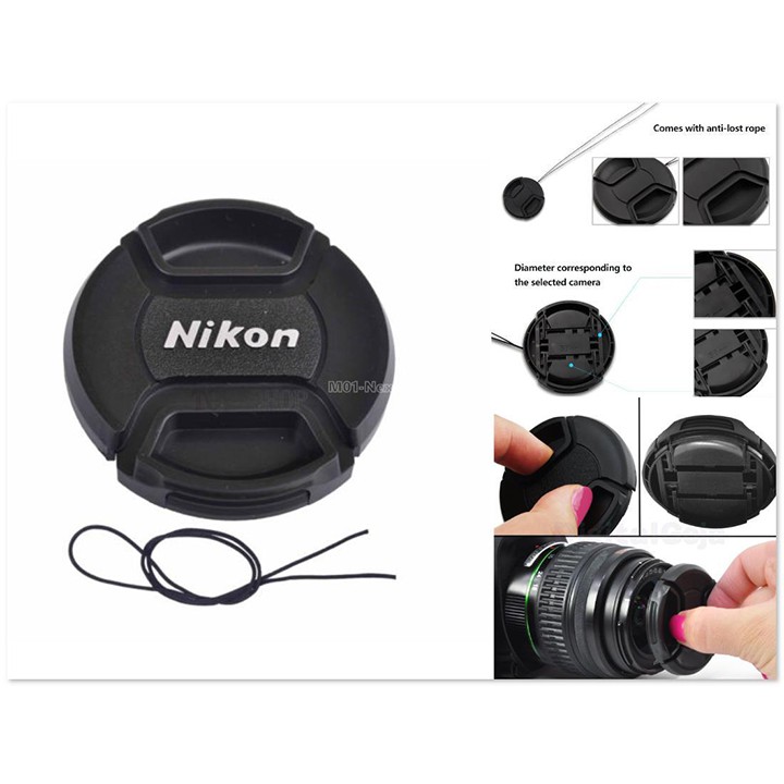 Nắp trước lens Nikon, caplens Nikon