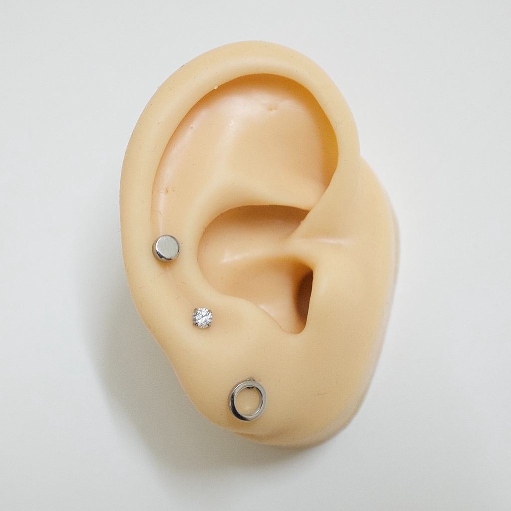 [COMBO] Tiết Kiệm 10-15K Khuyên Tai Set Bông Tai Titan Unisex Không Đen Không Ngứa Không Gỉ Sét Không Dị Ứng Titan