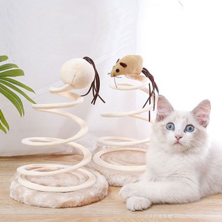 Đồ chơi cho mèo dây thép xoắn ốc