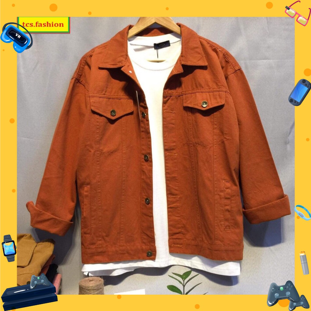 Áo Khoác Kaki Jean Nam Đẹp Mã 01 Cao Cấp Hàng Chuẩn Shop Thời Trang TCS.FASHION