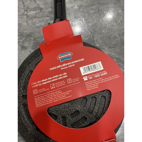 CHẢO ĐÁ SUNHOUSE 18CM CHÍNH HÃNG