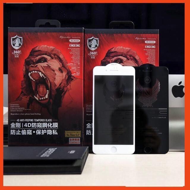 [CHÍNH HÃNG] Kính Chống Nhìn Trộm King Kong WkDesign cho iPHONE X/XSMAX/11PRO/11PROMAX