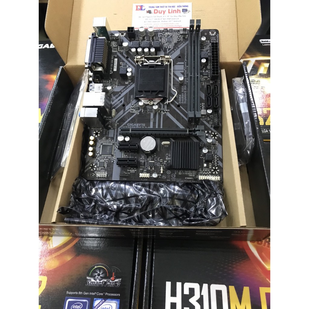 Main Gigabyte H310M-DS2 Mới full hộp bảo hành 36 tháng 21