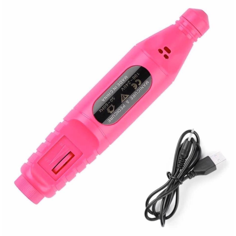 Máy Mài Móng Mini dạng USB đủ Đầu mài