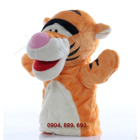 Rối bàn tay hình chú hổ tigger phim hoạt hình Winnie the Pooh - Rối tay có mở được mồm