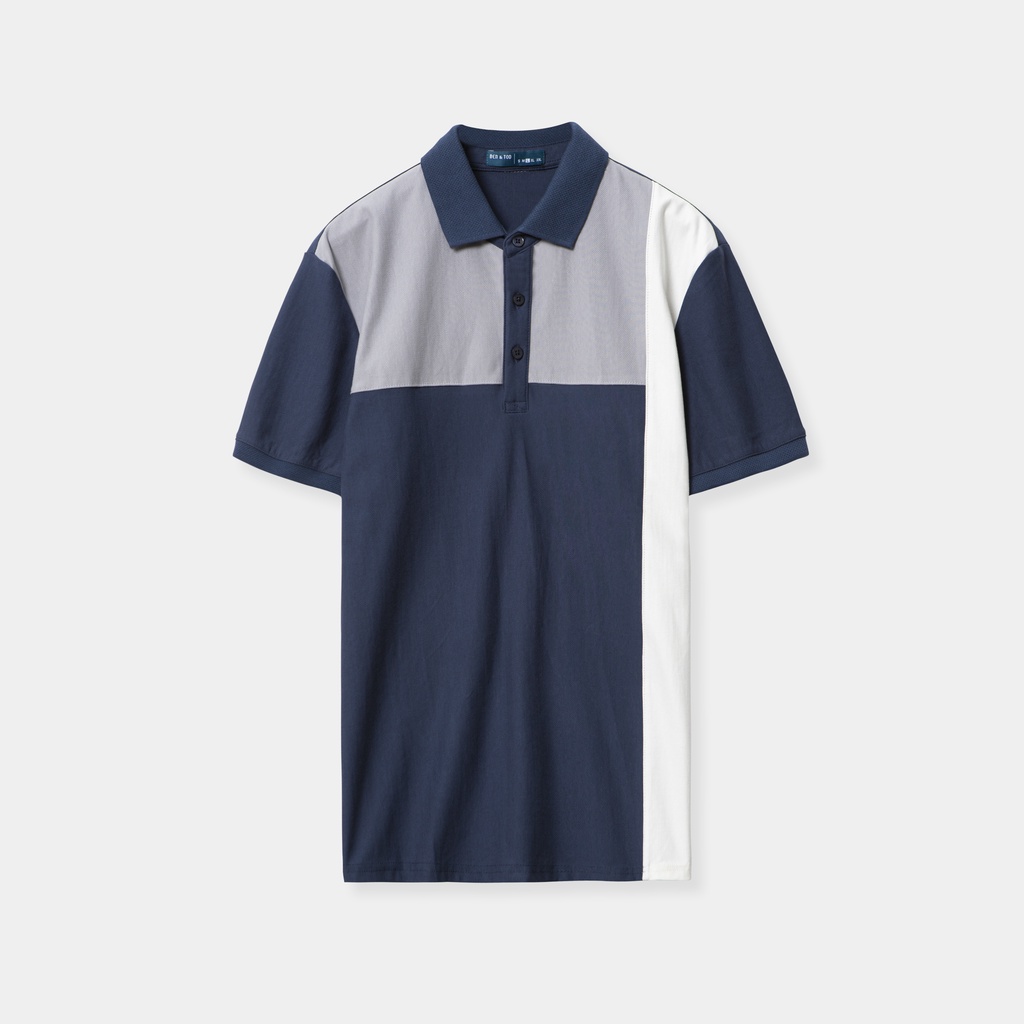 Áo thun polo nam có cổ BEN&amp;TOD họa tiết cotton co giản thoáng mát 21053