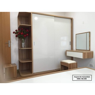 <FREESHIP NT HÀ NỘI> Combo1: nội thất phòng ngủ: tủ áo, bàn trang điểm, tab