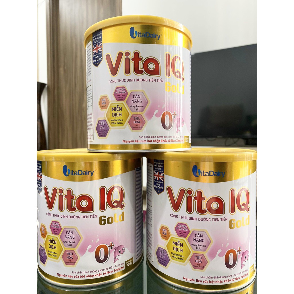 SỮA VITA IQ GOLD 0+ Dành cho bé 0-1 tuổi , lon 700g