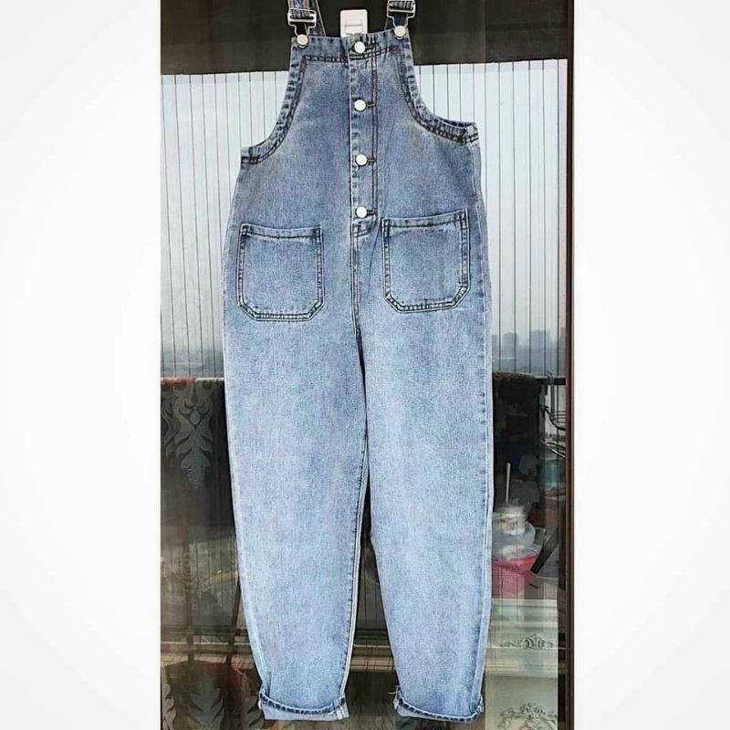 Quần Yếm Khuy Ngực 💖FREESHIP💖 Quần Yếm Jeans Bò Cúc Ngực dáng cực xinh - NH01 - Anhduong.store | BigBuy360 - bigbuy360.vn