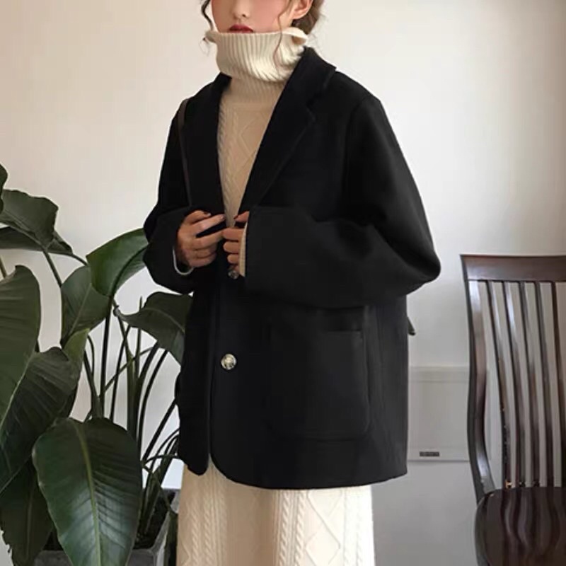 ÁO DẠ DÁNG VEST FORM ĐỨNG