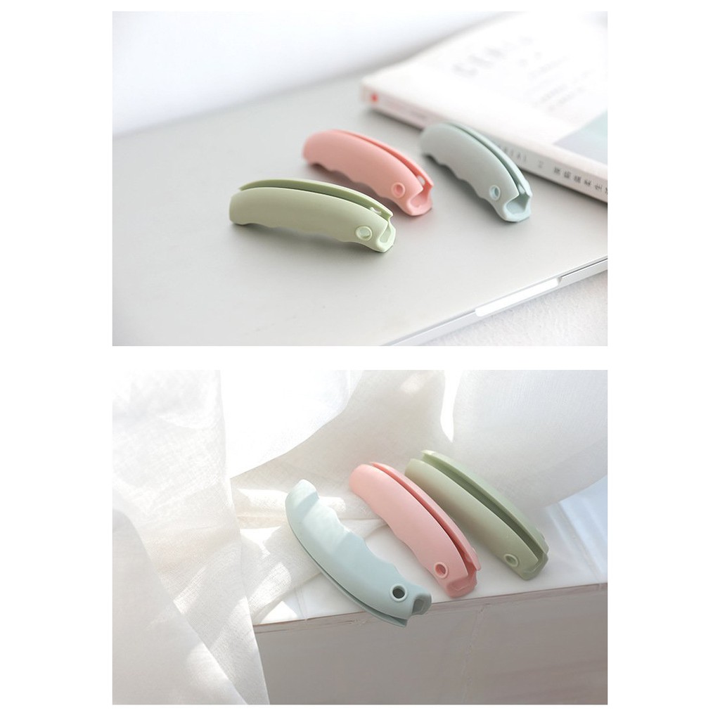 Silicone tay cầm xách túi nilon gắn móc chìa khóa Minh House