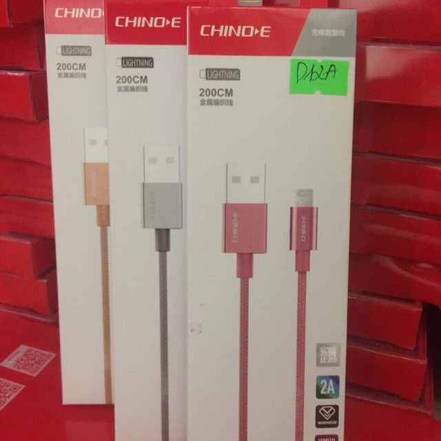 Dây sạc hãng chino (2m) cho iphone