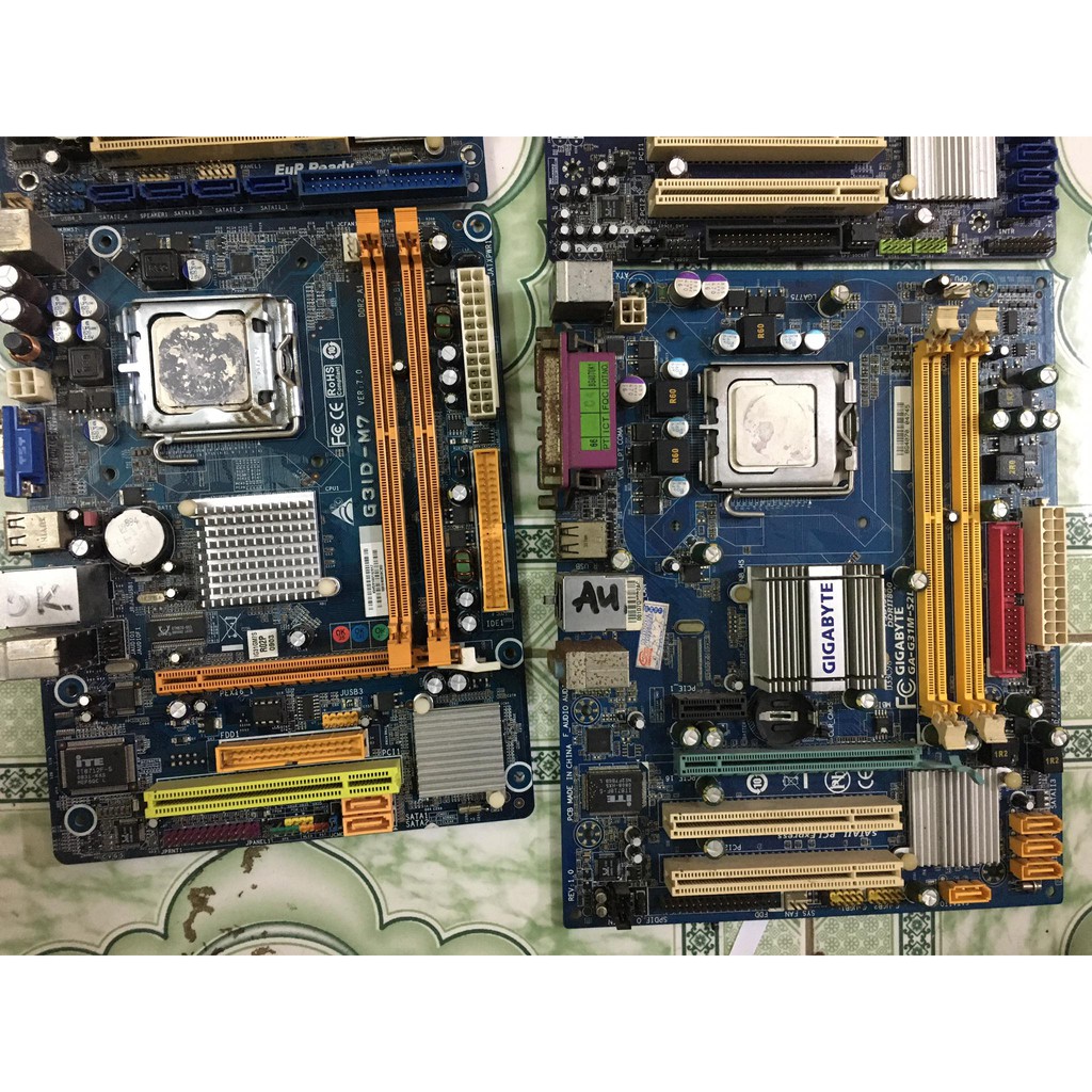 Bo mạch chủ G31, mainboard G31 lỗi nhẹ còn dùng tốt