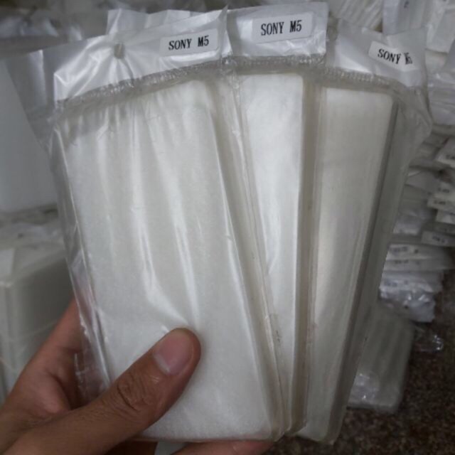 Combo 3 ốp dẻo silicon trong xuốt cao cấp cho sony M5