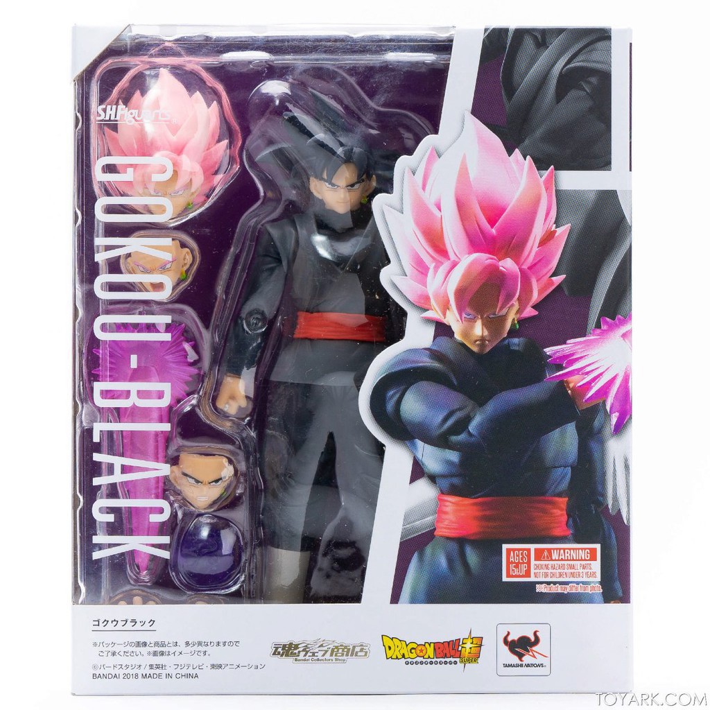 🌟GIÁ HỦY DIỆT🌟 Mô Hình Son Goku Black Super Saiyan Rose Dragon Ball 7 Viên Ngọc Rồng SHF - S.H. Figuarts Full Box