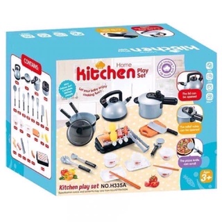 Bộ Đồ Chơi Nấu Ăn Kitchen 36 Chi Tiết Cho Bé - Hàng Loại 1 To, Đẹp Giúp Bé Phát Triển
