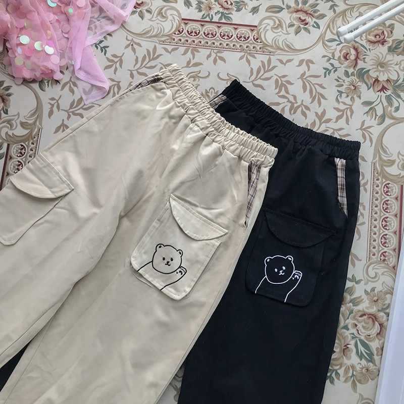 Quần Thu Đông Kaki Họa Tiết Gấu Xinhh | BigBuy360 - bigbuy360.vn