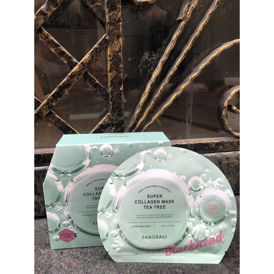 Mặt Nạ Giấy Banobagi Mask Ngừa Lão Hóa, Tái Tạo Da Super Collagen Mask 30G