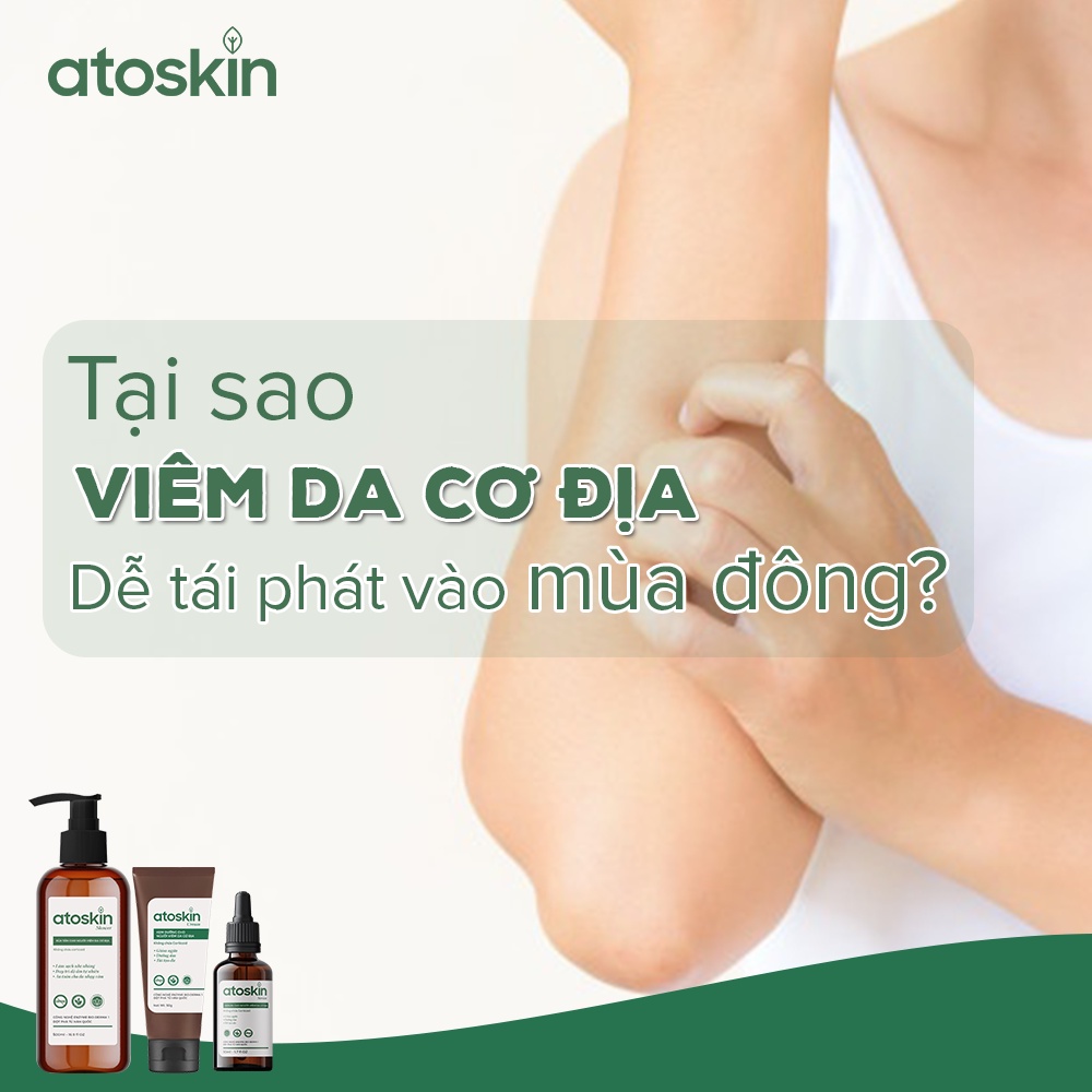 KEM DƯỠNG ẨM CHO NGƯỜI VIÊM DA CƠ ĐỊA ATOSKIN CREAM 50G CHÍNH HÃNG - 10663