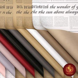 Giấy Gói Hoa Bóng Mờ Hai Mặt Chữ Báo UK