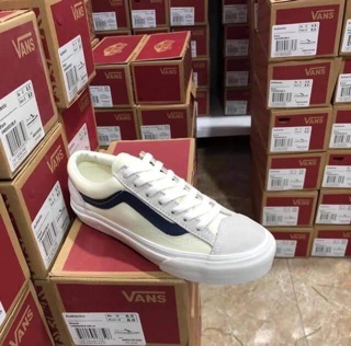 ( Ảnh thật chi tiết ) Giày Vans Style 36 Kẻ Đen