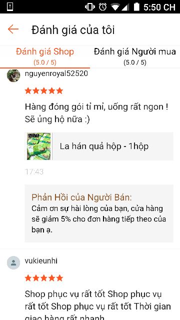 La Hán Quả Hòa Tan Hán Linh