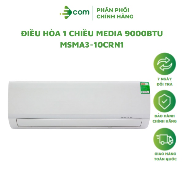 Điều hòa 1 chiều 9000BTU Midea MSMA3-10CRN1