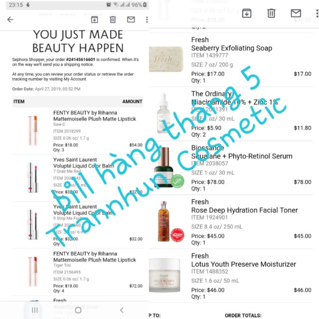 Có sẵn Son Fenty Beauty Mattemoiselle (có bill sephora) | BigBuy360 - bigbuy360.vn