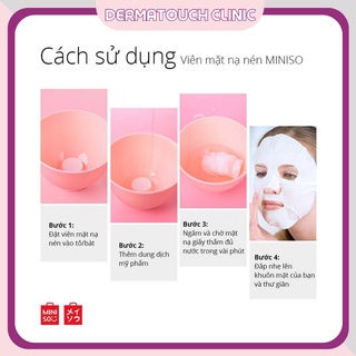 Mặt nạ nén giấy Miniso Nhật bản