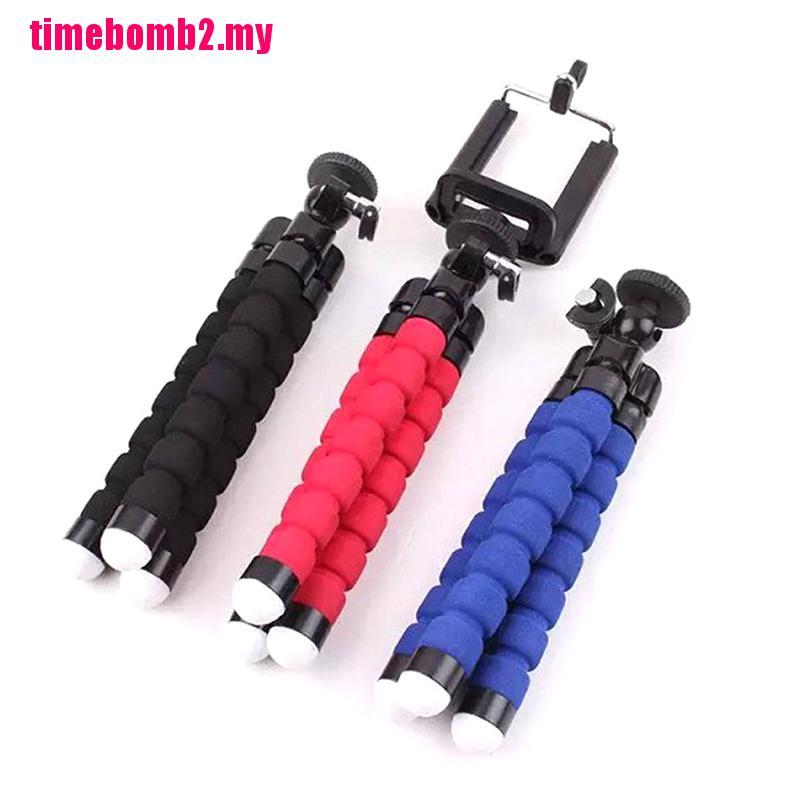 Chân Tripod Mini Linh Hoạt + Giá Đỡ Điện Thoại + Điều Khiển Từ Xa Cho Iphone