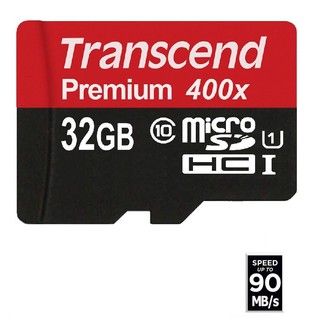 Thẻ Nhớ 32GB MicroSD Premium 400x Transcend