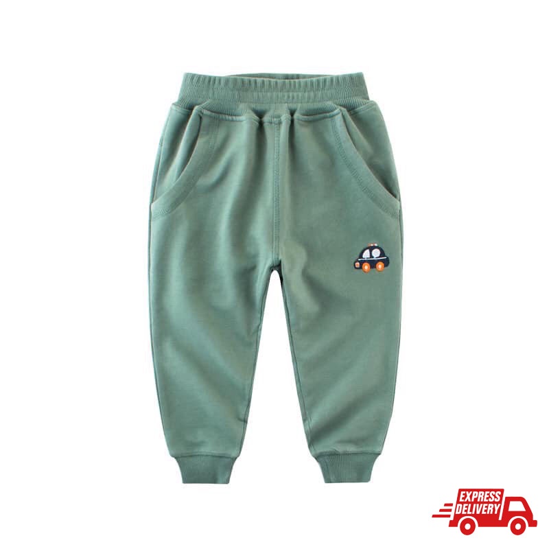 Quần Dài Jogger Thu Đông Bé Trai Bé Gái Chất Liệu Nỉ Da Cá  Xuất Dư Từ 0-9 Tuổi Chill Kids Size 8-30kg QN1