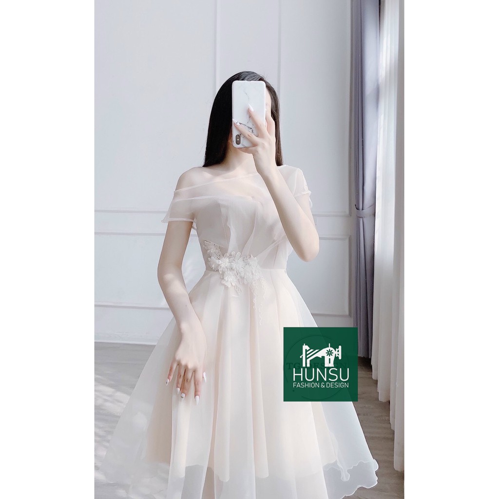 CHIM ƯNG MONICA DRESS là đầm dự tiệc sang trọng đầm dáng xòe