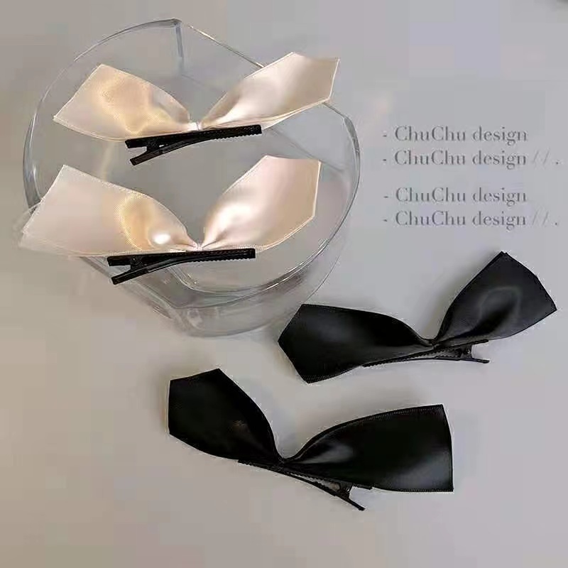 Kẹp Tóc Hình Nơ Phong Cách Hàn Quốc Đơn Giản Dễ Phối Đồ Cho Nữ