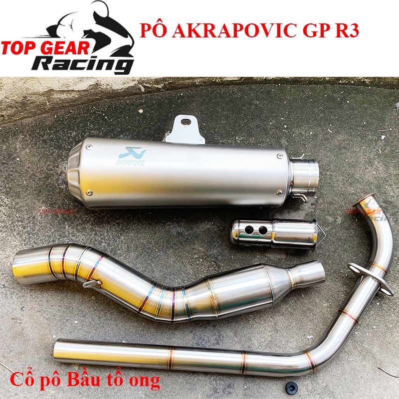 Pô Akrapovic R3 - Pô GP Họng 51mm