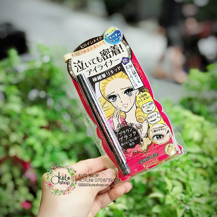Bút kẻ mắt nước không trôi Isehan Kiss Me Heroine Liquid Eyeliner | BigBuy360 - bigbuy360.vn