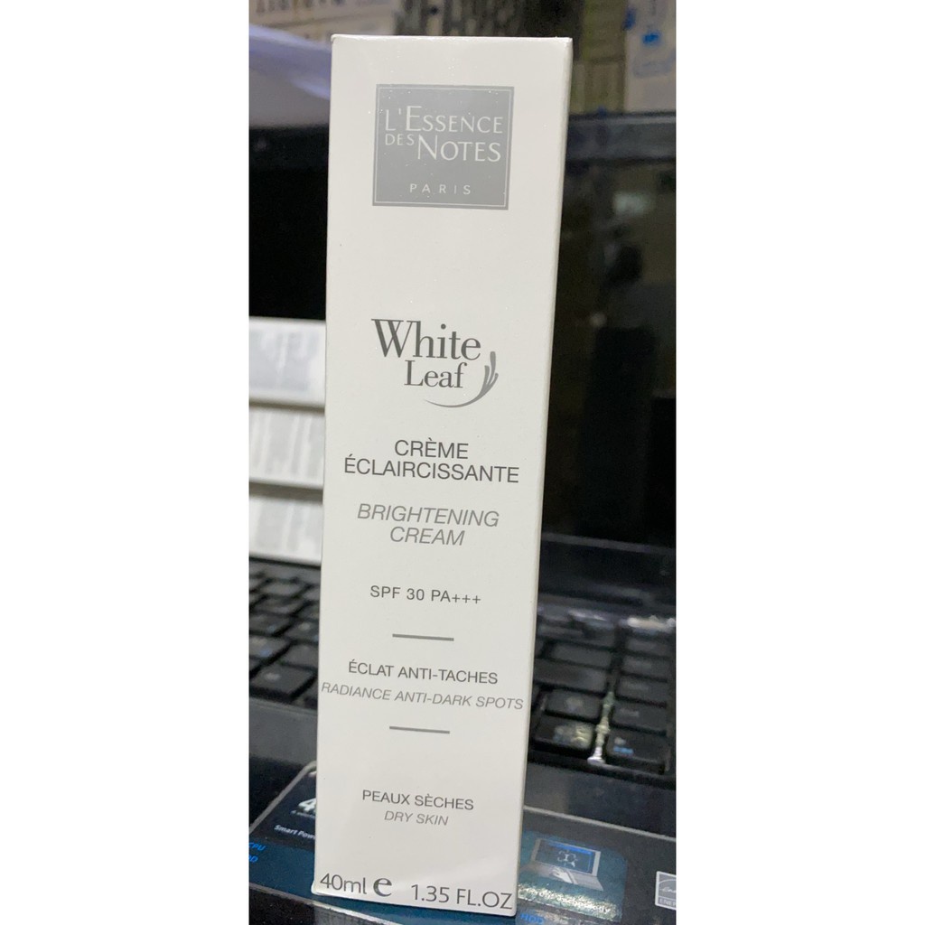 KEM DƯỠNG LÀM SÁNG DA, DƯỠNG ẨM VÀ LÀM MỜ ĐỐM NÂU WHITE LEAF BRIGHTENING CREAM 40ML