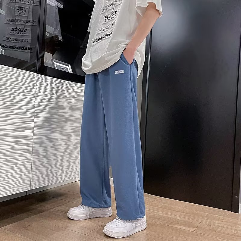 Quần Legging Thể Thao Dáng Suông Rộng Phối Dây Rút Thời Trang Xuân Thu Cho Nam