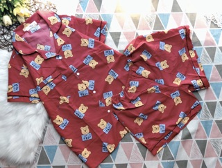 [BIGSIZE 58-72Kg]Bộ Pijama Kate Bigsize Ngắn