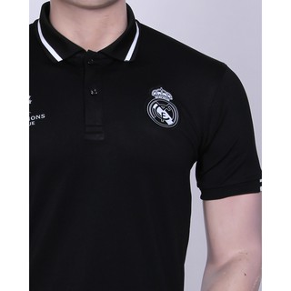 Áo Polo Real Đen - Thun Cá Sấu 4 Chiều Cao Cấp