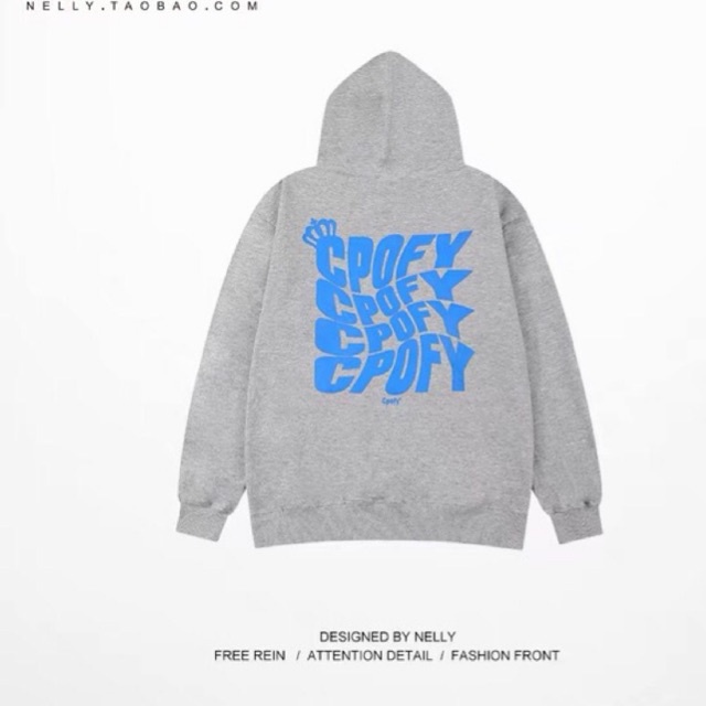 Áo hoodie nelly heybig nỉ lót lông sale (có sẵn) cpofy