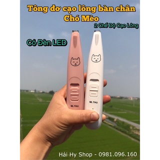 Tông Đơ Cạo Lông Bàn Chân Chó Mèo(có đèn LED, 2 chế độ cắt)