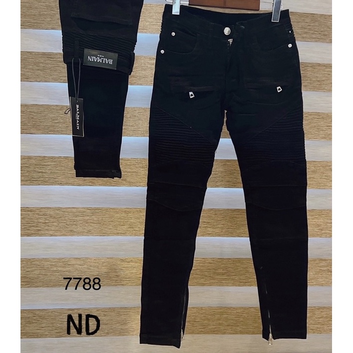 Quần bò nam thời trang có hoạ tiết khoá gối, Quần jean có phong cách trẻ trung btshop từ 28 đến 34.