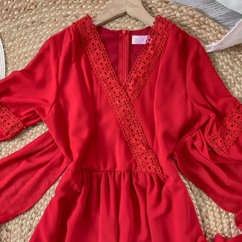 ☘️☘️Maxi trơn cổ V | BigBuy360 - bigbuy360.vn