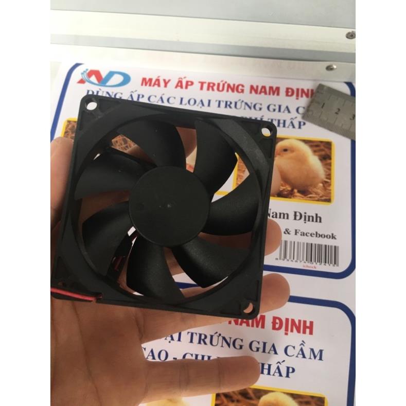 Quạt Máy Ấp Trứng 12V 8cm x 8cm