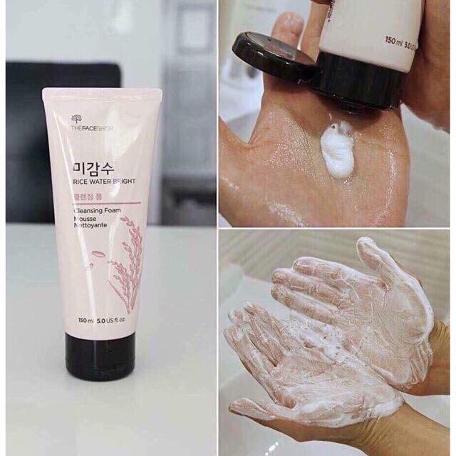(AUTH) Sửa Rửa Mặt Gạo - Rice Water Bright Cleansing Foam The Face Shop | BigBuy360 - bigbuy360.vn