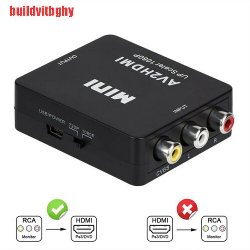 Bộ Chuyển Đổi Rca Av Sang Hdmi Dành Cho Máy Chơi Game Gamecube Nintendo Sega Genesis Nes Snes N64