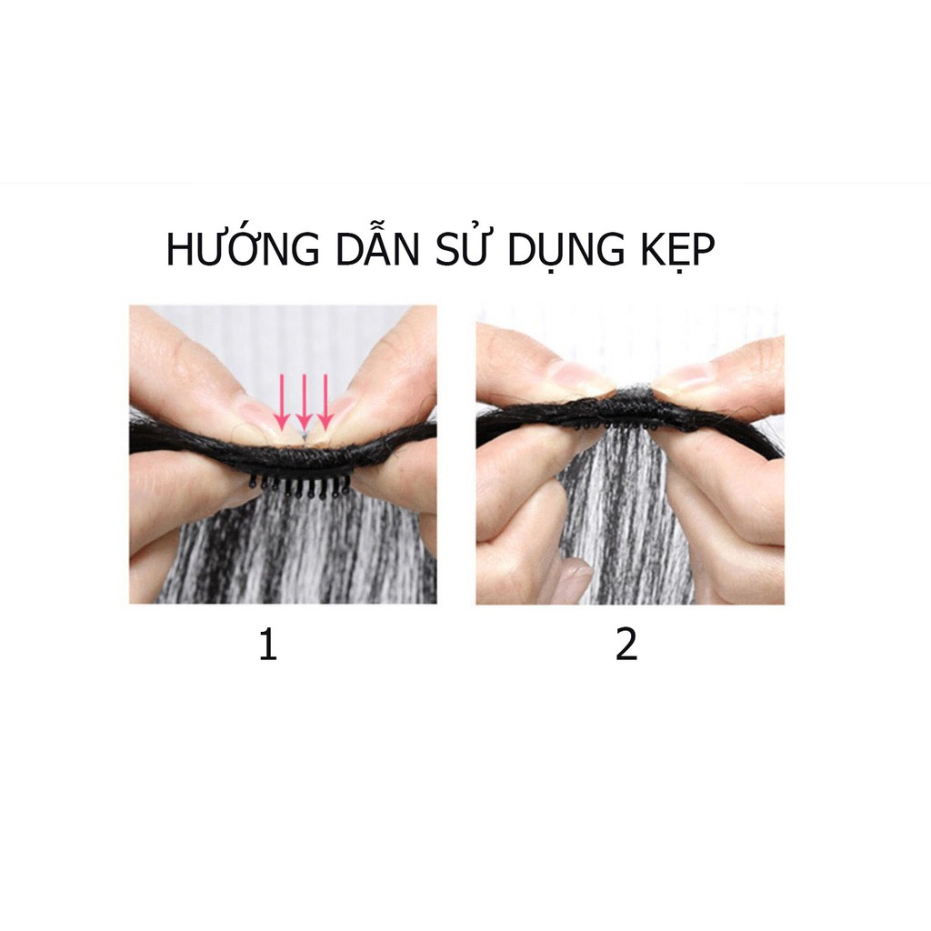 Tóc giả kẹp highlight Thẳng ⚡[ 𝐒𝐈𝐄̂𝐔 𝐒𝐄𝐀𝐋 ]⚡ - Tóc giả nhiều màu khói Xám, xanh đỏ,XÁM KHÓI - Chụp ảnh Tiktok - Sống ảo