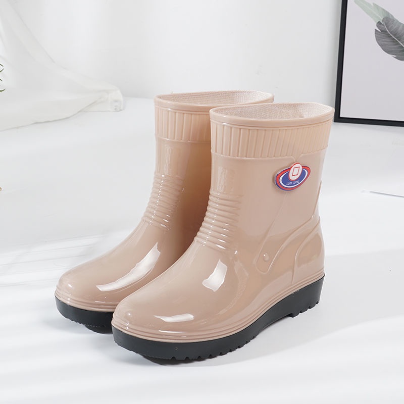 Ủng đi mưa chống trượt chống thấm nước bằng Cotton và lông cừu dành cho nữ | BigBuy360 - bigbuy360.vn